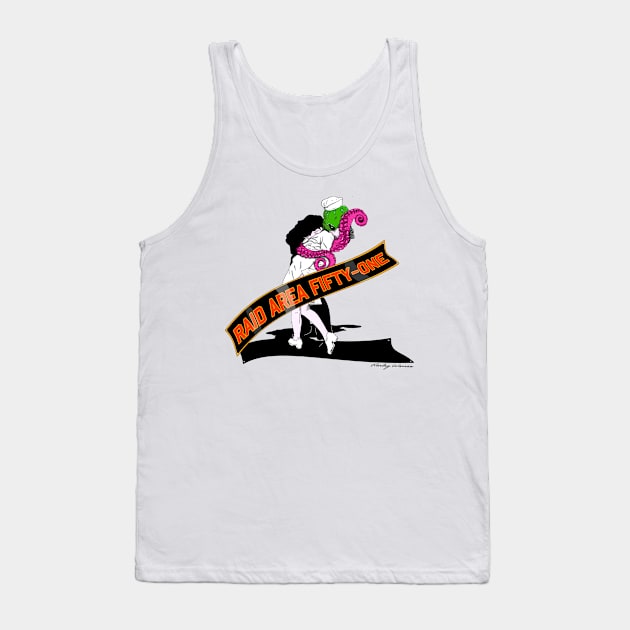 Raid Area 51 Tank Top by Harley Warren